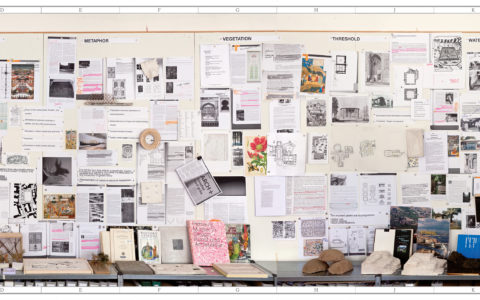 Layout for the publication "Landscape as Wunderkammer"