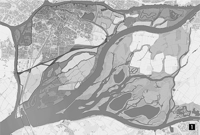 Girot: Rising Waters, Shifting Lands: Entwurf für eine dynamische Landschaft auf der Insel Dordrecht im Rhein-Maas-Delta in Holland