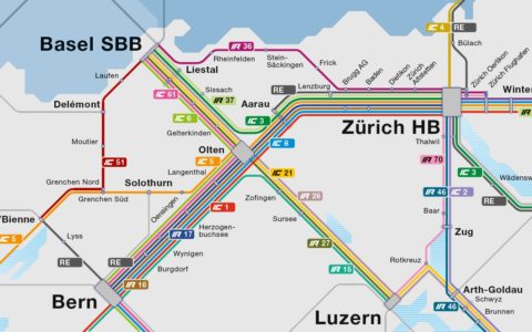 Fahrplan Nord. Copyright: SBB