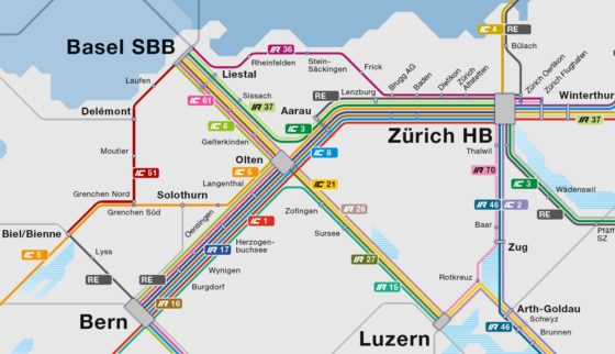 Fahrplan Nord. Copyright: SBB