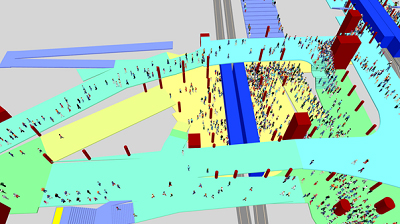 NL29: Simulation of complex pedestrian facilities: Case study of Lausanne main station