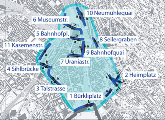 NL14: Traffic Management in the Inner City of Zurich