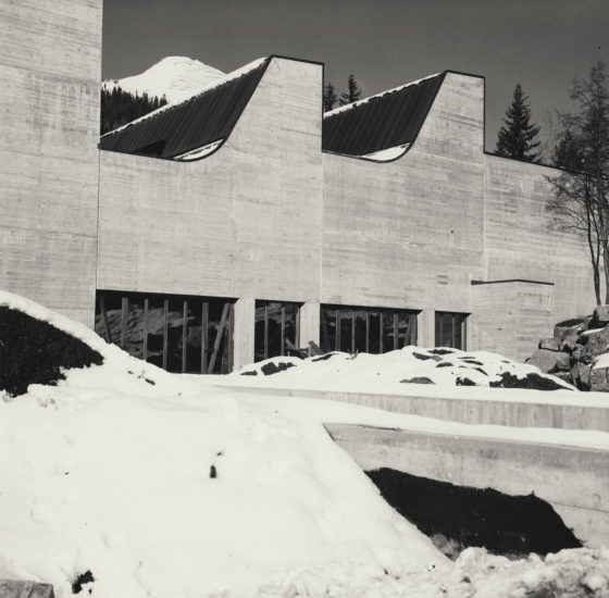Kongresshaus Davos, 1966-1969 gebaut, Architekt Ernst Gisel Foto: Foto: Fritz Maurer – gta Archiv / ETH Zürich
