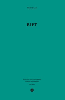 Rift – 7.5 Views on the Jordan Valley. Pamphlet 22