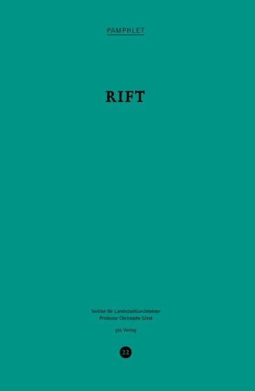 Rift – 7.5 Views on the Jordan Valley. Pamphlet 22