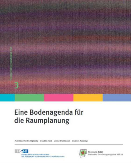 Eine Bodenagenda für die Raumplanung: Cover