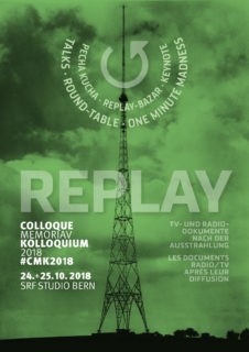 Flyer: Replay. TV- und Radiodokumente nach der Ausstrahlung