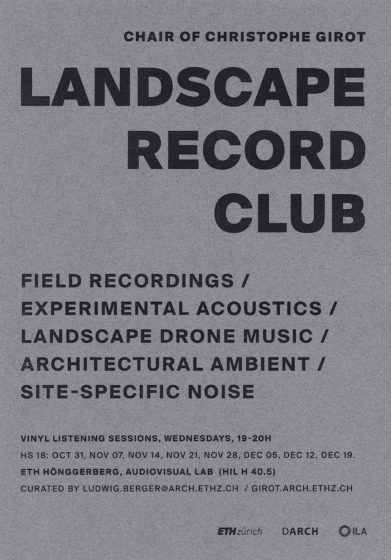 LANDSCAPE RECORD CLUB Girot
