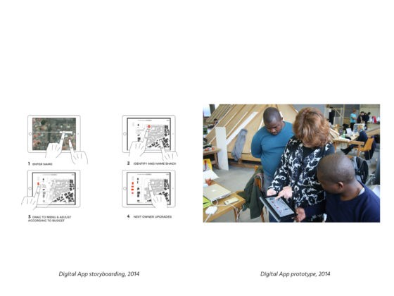 Tablet application storyboarding – Tablet application prototype. © U-TT, ETH Zurich.