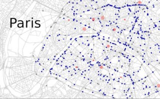 Visualisation of eqasim generated MATsim agents in action in the centre of Paris/Zurich.