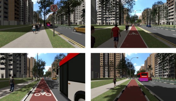 Cycling in Virtual Reality for Improved Bike Paths