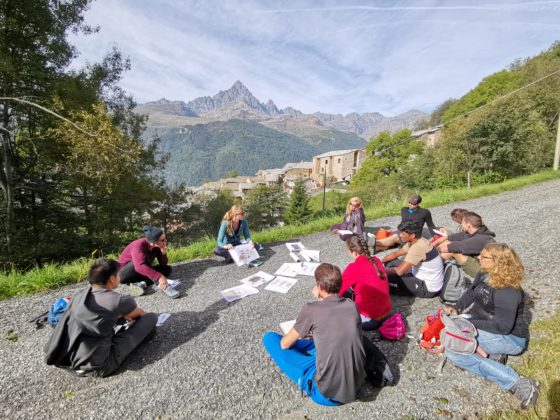 Outdoor Guest Lecture by Haley Fitzpatrick © Tobias Luthe, ETH Zurich