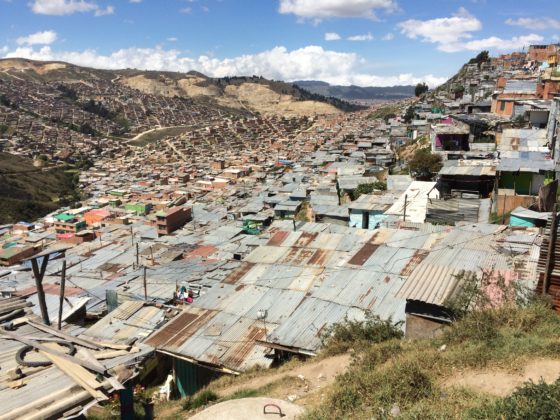The informal settlement Caracolí in Bogotá. © D. Kretzer, ETH Zurich