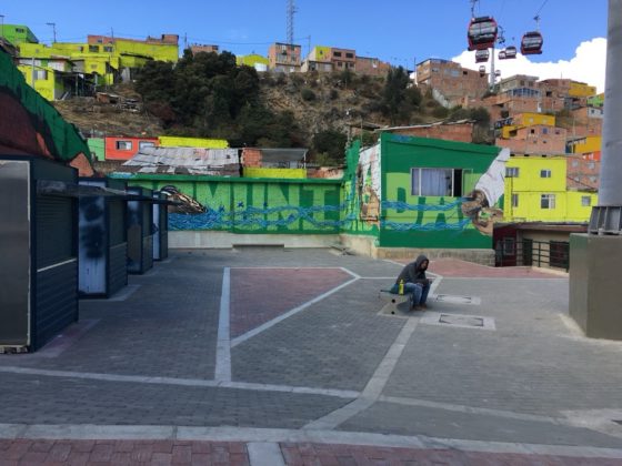 Habitarte intervention in Ciudad Bolivar, Bogotá