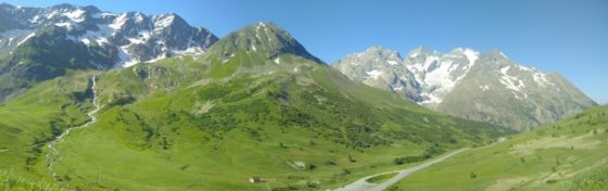 Landscape of the Pays de la Meije from Lautaret pass (Photo by Nicolas Salliou, ETH Zurich)