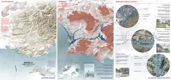 Analyzing the interface between risks of bushfires and flooding, Geraldine Storb developed a strategy of flooding control based on the dynamics of the landscape and the creation of punctual public free spaces – thus also contributing to social integration and life quality. © Geraldine Storb