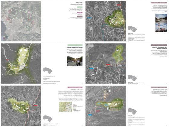 In her proposal, Wei You chose to improve the accessibility of the Massif de l'Étoile at the metropolitan, urban and neighbourhood levels, with the integration of social and cultural activities and rehabilitation of former industrial and mineral extraction sites. © Wei You