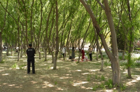 Jingfan Xue observed how social behavior of people from her neighborhood on the northeast periphery of Beijing had been impacted by the different measures that prevailed during the lockdown: «Although the peak of the epidemic is already gone, life of people has still not been back to normal, not only physically, but also psychologically.» Photographs by Jingfan Xue