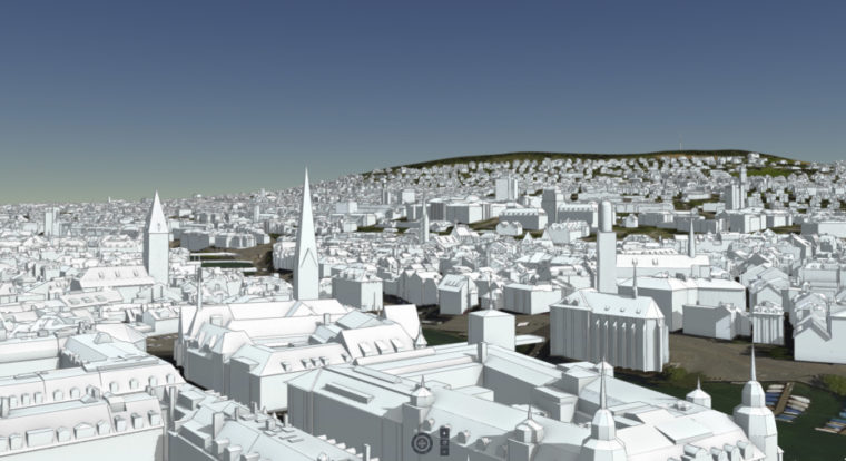 3D-​twin, city of Zurich. Source: Luucy, https://www.io-​ag.ch/3d_plattform