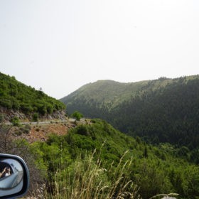 «For wind-turbines they prefer the burnt parts», Mount Mainalon, June 2021 © Metaxia Markaki, ETH Zurich