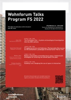 Poster Wohnforum Talks 2022