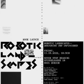 Booklaunch Robotic Landscapes Girot