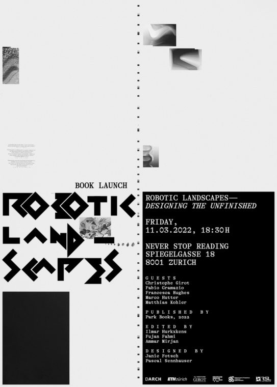 Booklaunch Robotic Landscapes Girot