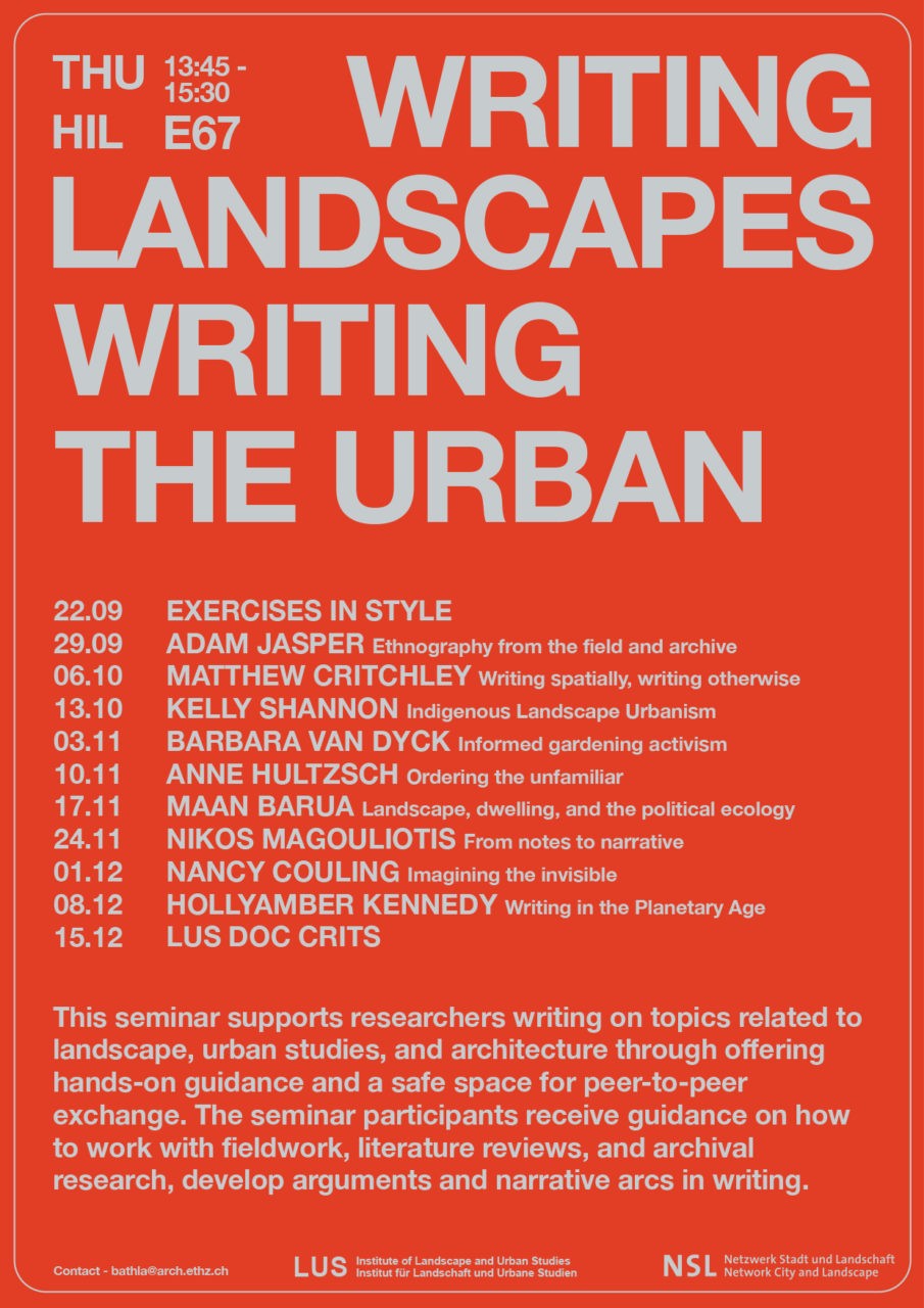 Poster Writing-Landscapes