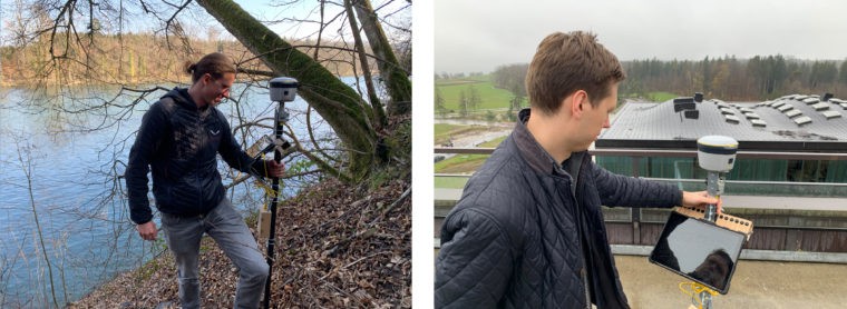 The GNSS drafting stick used near the PSI and at ETH Zürich © Benedikt Kowalewski, ETH Zürich