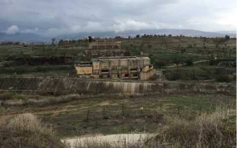 The abandoned Naharayim power plant in 2017 © Ben Gitai, ETH Zürich.