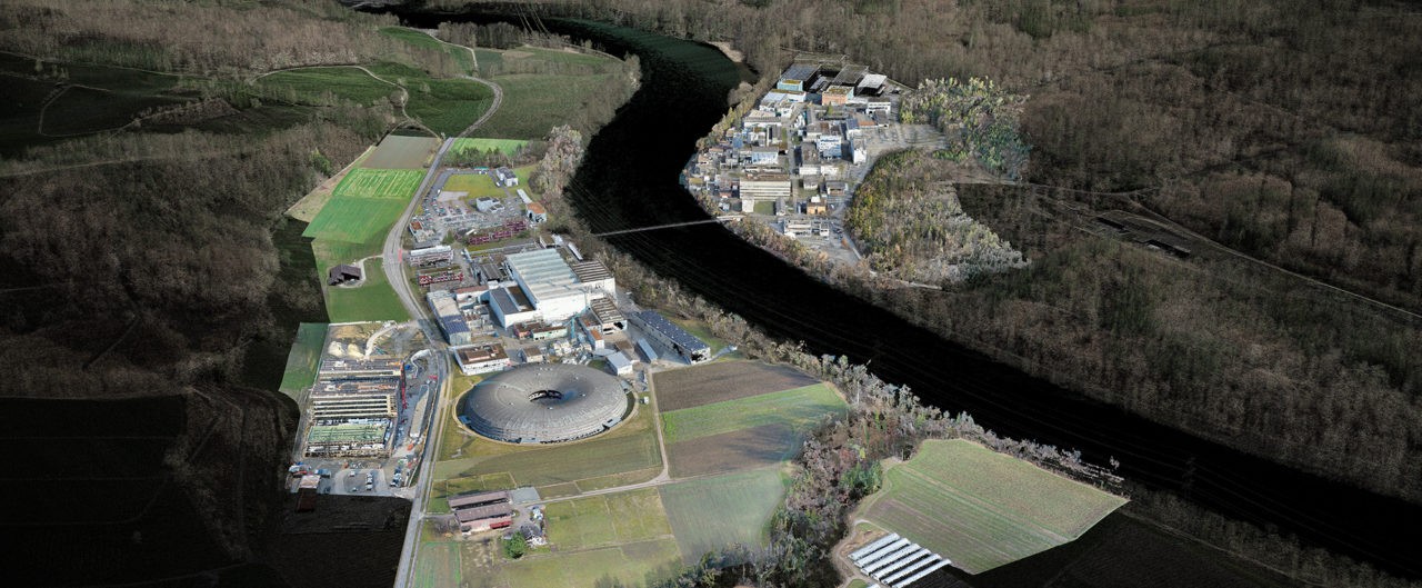 Point cloud model of the Paul Scherrer Institute © Benedikt Kowalewski, ETH Zürich