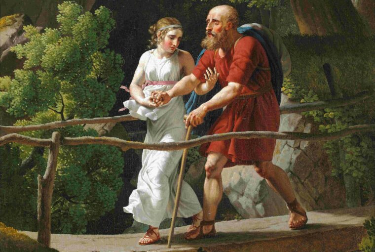 Antigone und Ödipus (CC0 1.0 / Wikimedia Commons / C.W. Eckersberg)