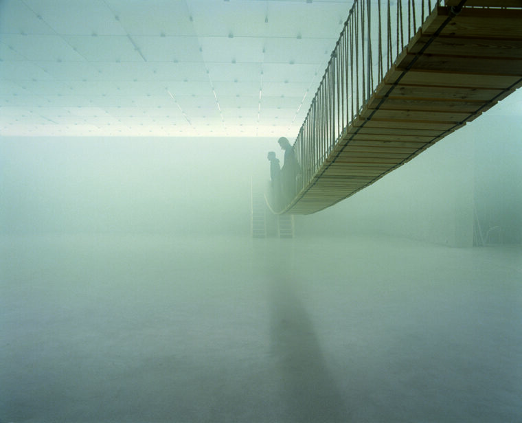 Nebel im Bregenzer Kunsthaus (Bild: Christian Vogt)