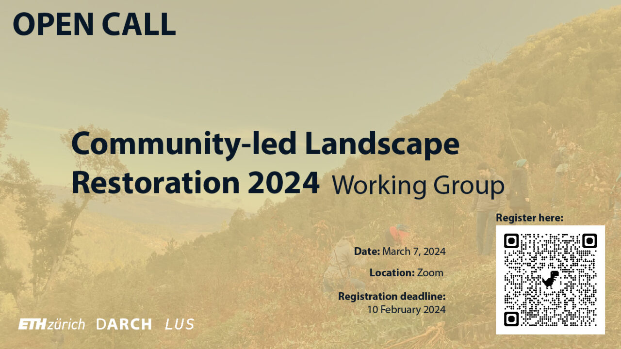 Poster Community-led Landscape Resotration 2024, contains the same information as within this contribution.