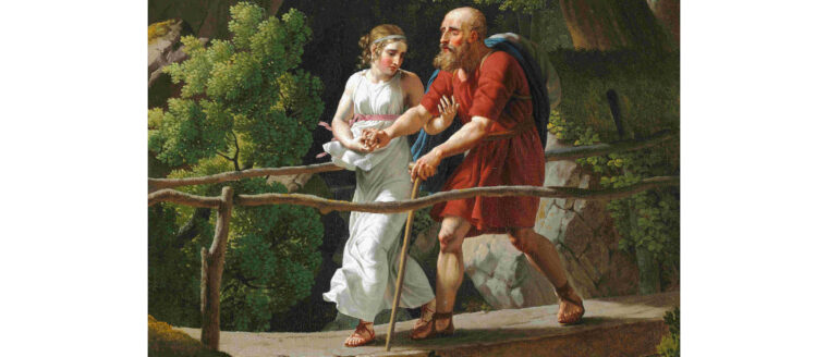Painting: Antigone und Ödipus (CC0 1.0 / Wikimedia Commons / C.W. Eckersberg)