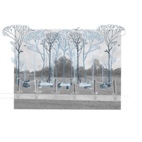 New Orleans, USA: Disegno di impianto forestale, Chair of Being Alive, 2024