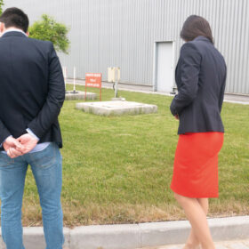 Visit from the municipality to Kuklen Industrial Park. © Ina Valkanova, ETH Zürich