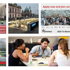 Mehrere Symbolbilder für die Summer School ENHANCE 2025