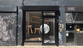 DELUS at Microscope: exhibition location from the outside.