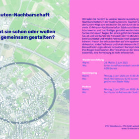 Symbolischer allgemeiner Flyer. Der Text ist auch unter dem Bild.